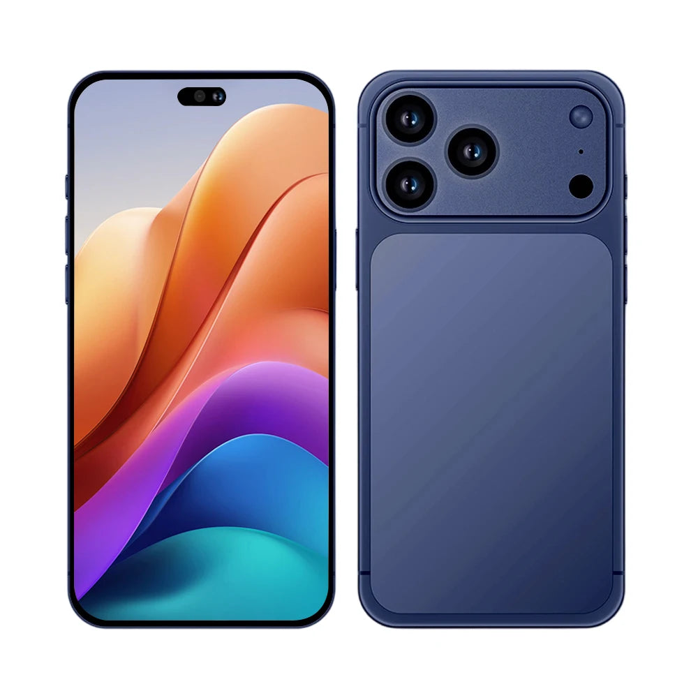 2026 Version mondiale I17 Promax Pro 4G 5G Double carte Double système de veille Original Intelligent 7.3inch 8000mAh Batterie Arrivée