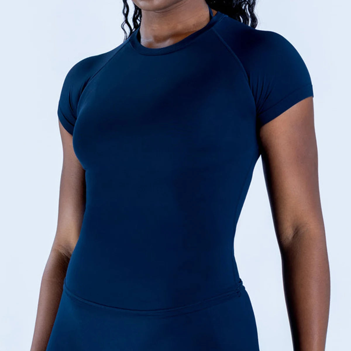 3 Pieces Gym Set Woman Seamless Short Sleeve Top & Scrunch Gym Shorts& Sport Strappy Bra Bodysuit Workout Suits Gym Clothes