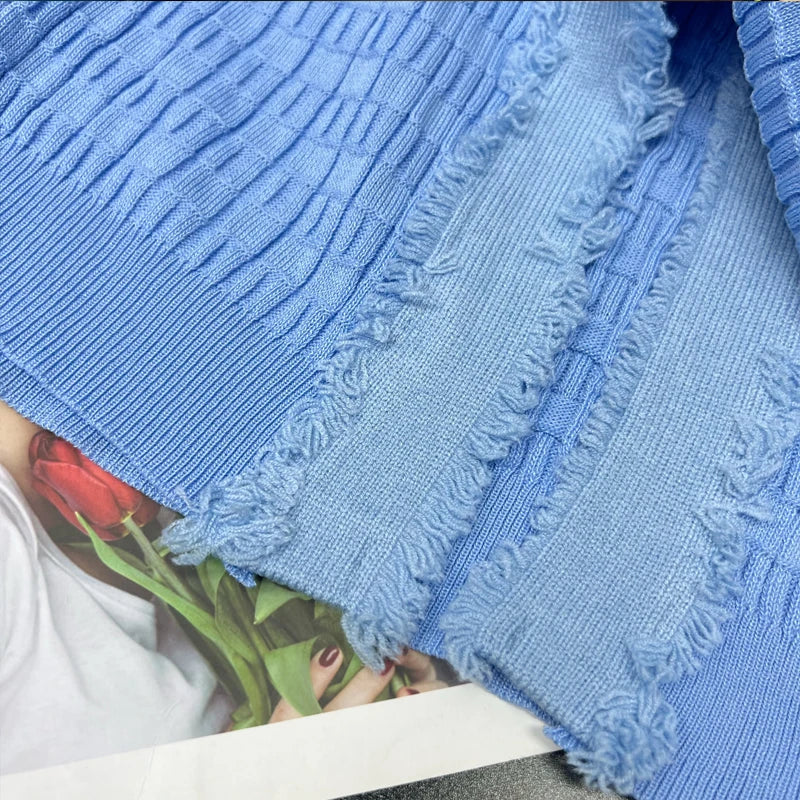 YuooMuoo 2026 Nouvelle Arrivée Femmes Tricoté Longue Robe Élégante Col En V Simple Brein Fendu Pull Robe Bureau Dame Vestidos