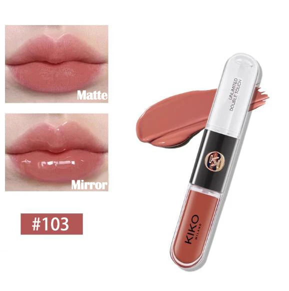 KIKO 3D Liquid Lip Glaze Transparent Lip Gloss Mirror Lipstick Nourishing Glossy Full Lips Not Fading Milk Tea Bean Paste Makeup