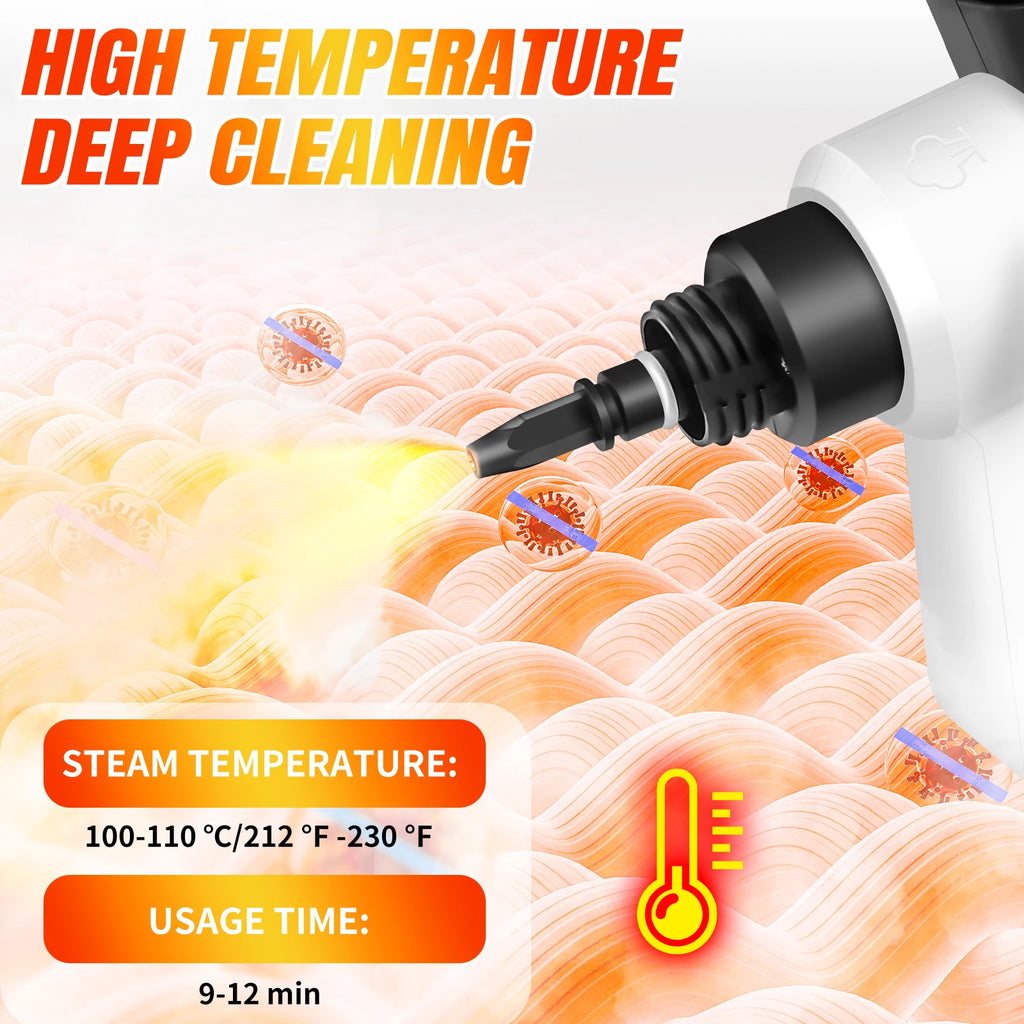 DayPlus 4500W Steam Cleaner High Temperature Jet Washer Range Hood for Kitchen Air Conditioner Car Clean Machine Home Appliances