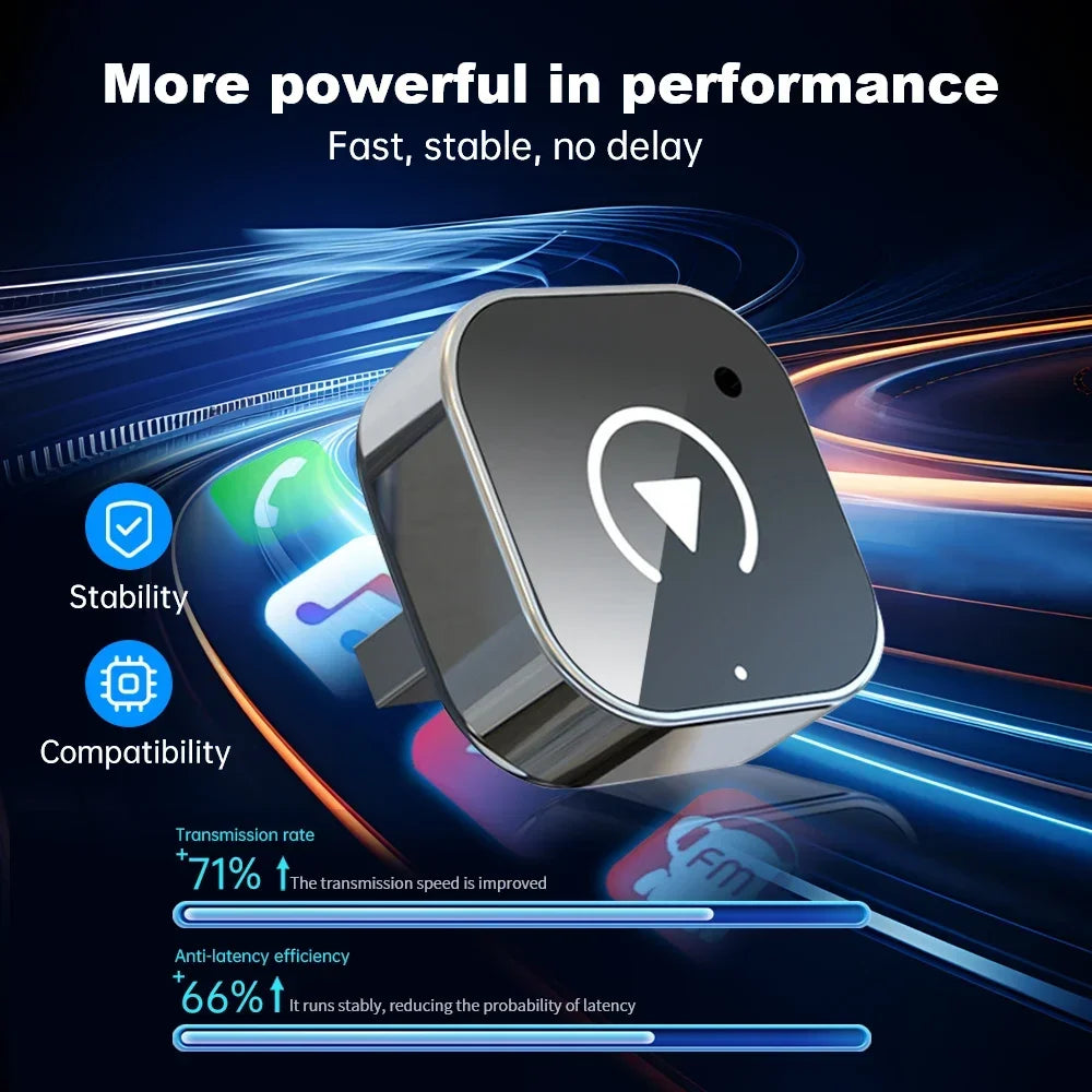New Wireless CarPlay Android Auto Adapter USB Dongle Smart Mini Box Plug And Play Universal For VW Toyota Nissan Honda Ford Ben