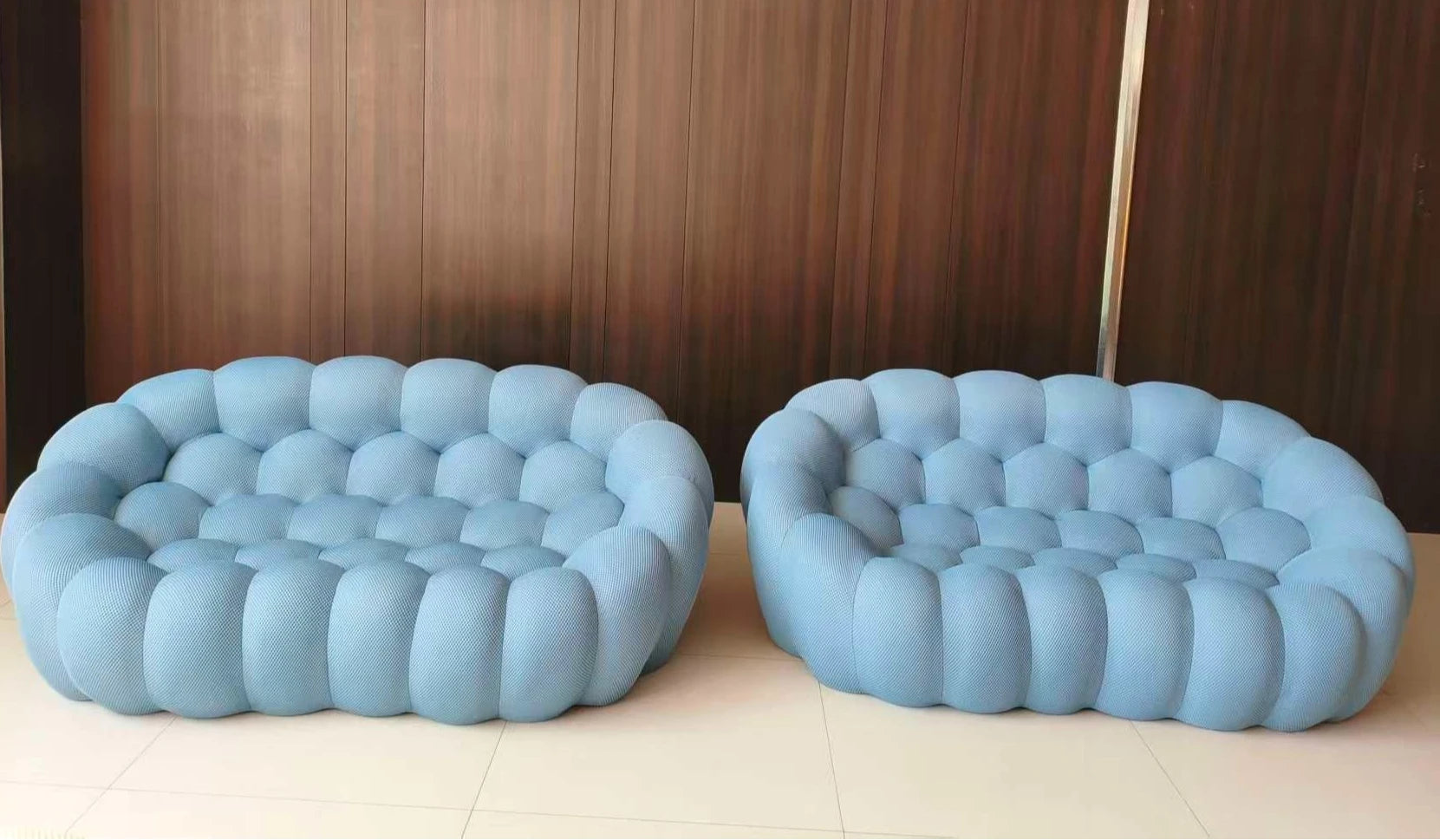Minimalist European Living Room Couch Double Adults Puffs Bubble Sofas Compressed Boneless Chaise Divano Furniture Home