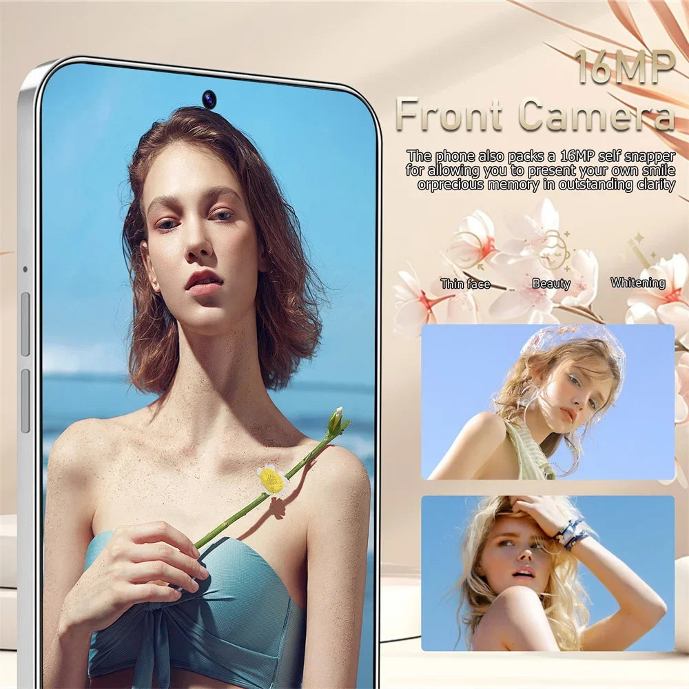 NEW HOT Mobile Phones S26 Ultra Smartphone Android 5G Cell Phone 16GB 1TB 7800mAh Octa Core Face Unlock Dual SIM GSM 7.3 Inch HD Android 15