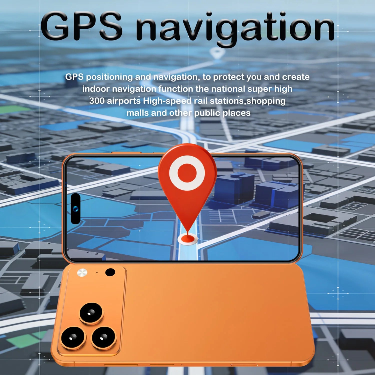 2026 Version mondiale I17 Promax Pro 4G 5G Double carte Double système de veille Original Intelligent 7.3inch 8000mAh Batterie Arrivée