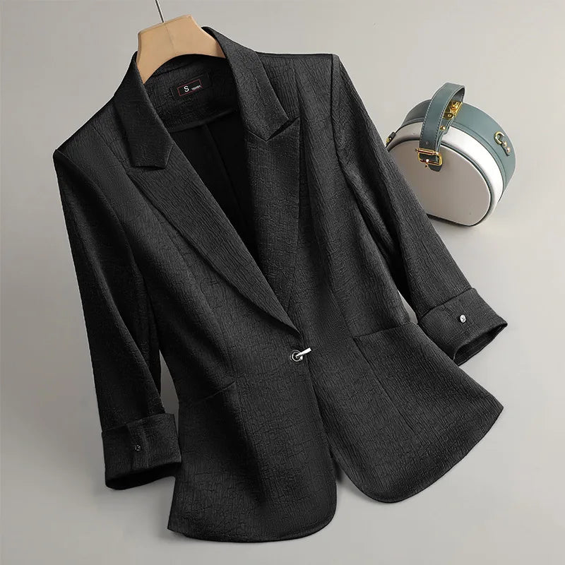 Mode Bureau Dames Blazer et Pantalon Costume Formel Angola Rouge Femmes Veste Pantalon Femmes Affaires Travail Vêtements 2 Pièces Ensemble