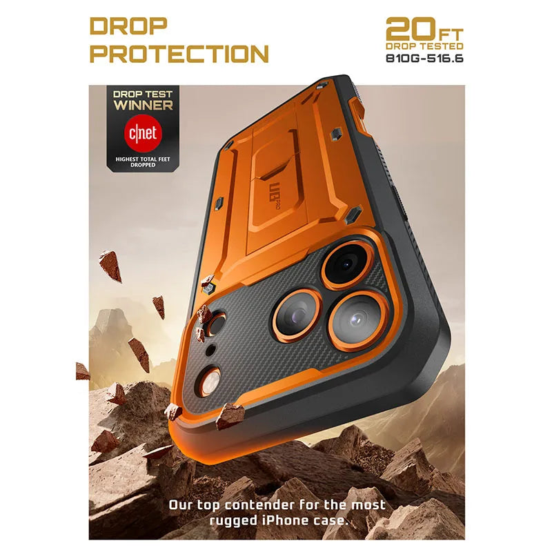 Coque SUPCASE UB Pro iPhone 17 Pro Max – Protection Militaire & Béquille