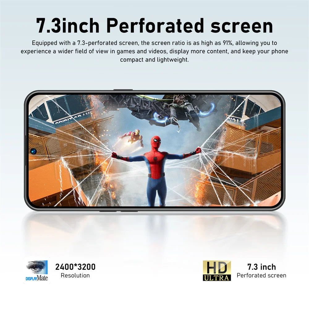 NEW HOT Mobile Phones S26 Ultra Smartphone Android 5G Cell Phone 16GB 1TB 7800mAh Octa Core Face Unlock Dual SIM GSM 7.3 Inch HD Android 15