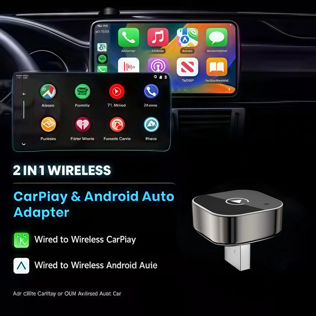 New Wireless CarPlay Android Auto Adapter USB Dongle Smart Mini Box Plug And Play Universal For VW Toyota Nissan Honda Ford Ben