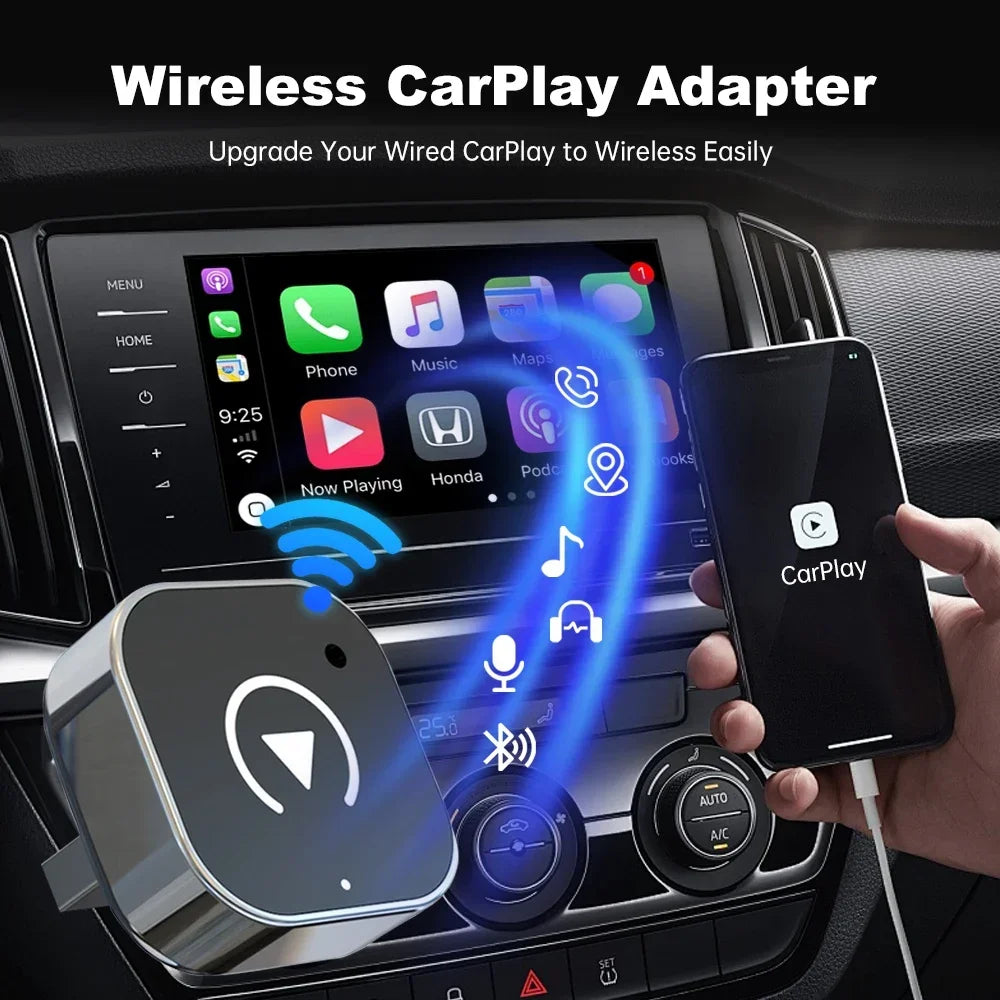 New Wireless CarPlay Android Auto Adapter USB Dongle Smart Mini Box Plug And Play Universal For VW Toyota Nissan Honda Ford Ben