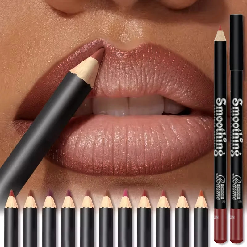 Crayon Contour Lèvres Waterproof Longue Tenue – 6 Teintes | L'atelier de Candice