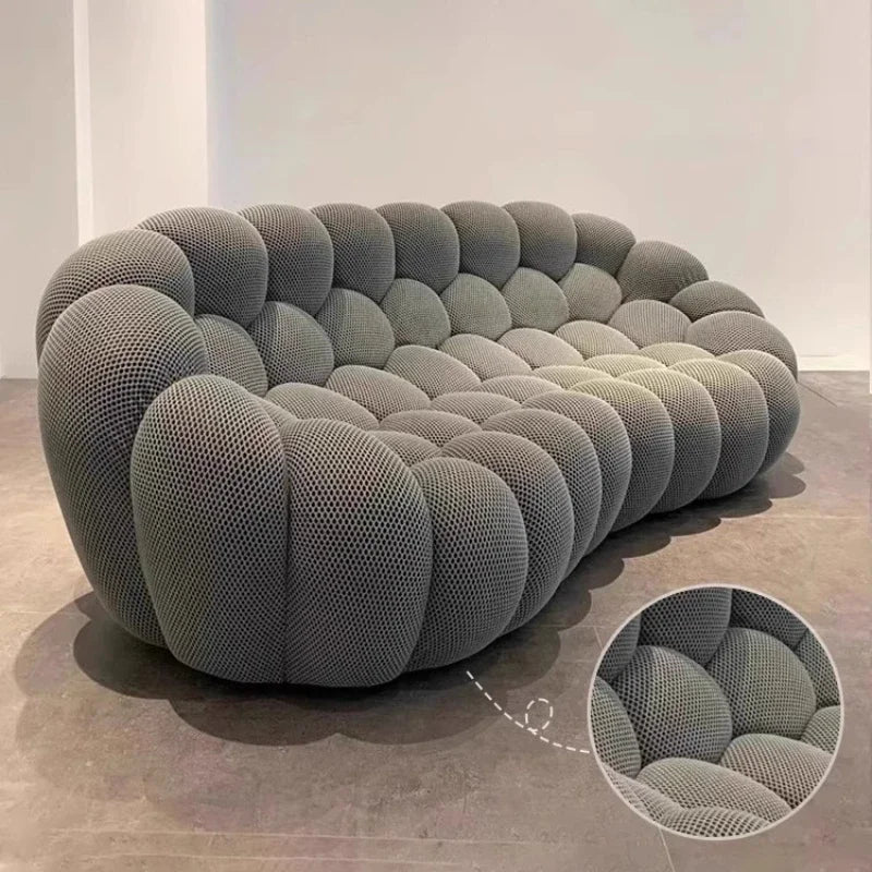 Minimalist European Living Room Couch Double Adults Puffs Bubble Sofas Compressed Boneless Chaise Divano Furniture Home