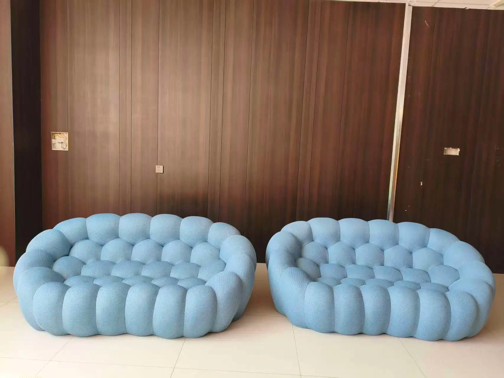 Minimalist European Living Room Couch Double Adults Puffs Bubble Sofas Compressed Boneless Chaise Divano Furniture Home