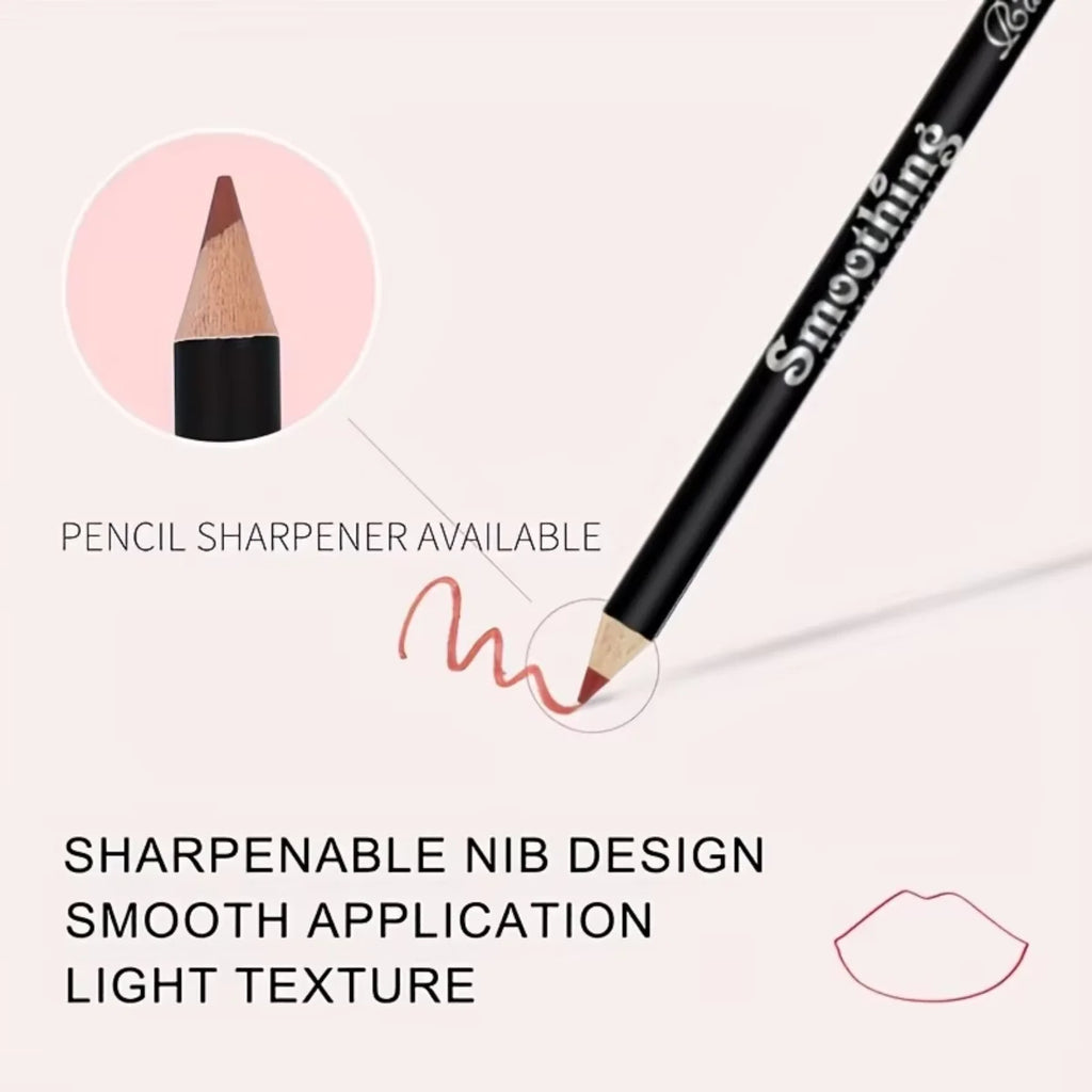 Crayon Contour Lèvres Waterproof Longue Tenue – 6 Teintes | L'atelier de Candice
