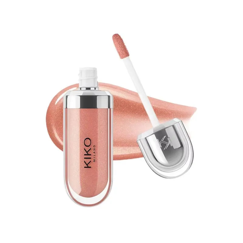 KIKO 3D Liquid Lip Glaze Transparent Lip Gloss Mirror Lipstick Nourishing Glossy Full Lips Not Fading Milk Tea Bean Paste Makeup