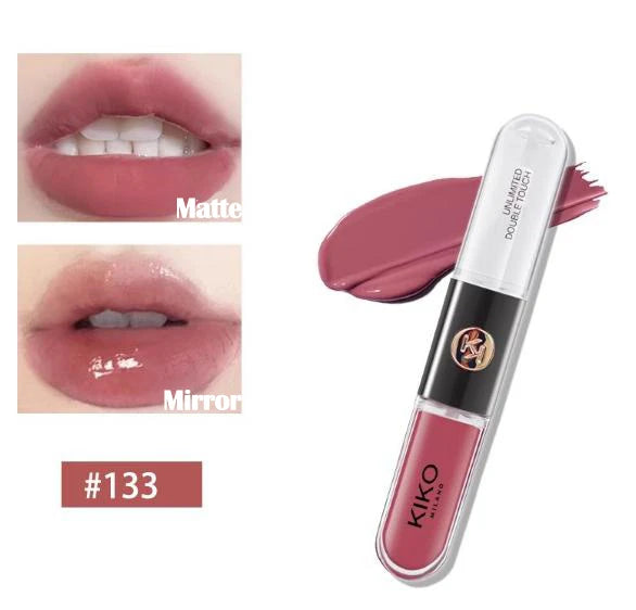 KIKO 3D Liquid Lip Glaze Transparent Lip Gloss Mirror Lipstick Nourishing Glossy Full Lips Not Fading Milk Tea Bean Paste Makeup