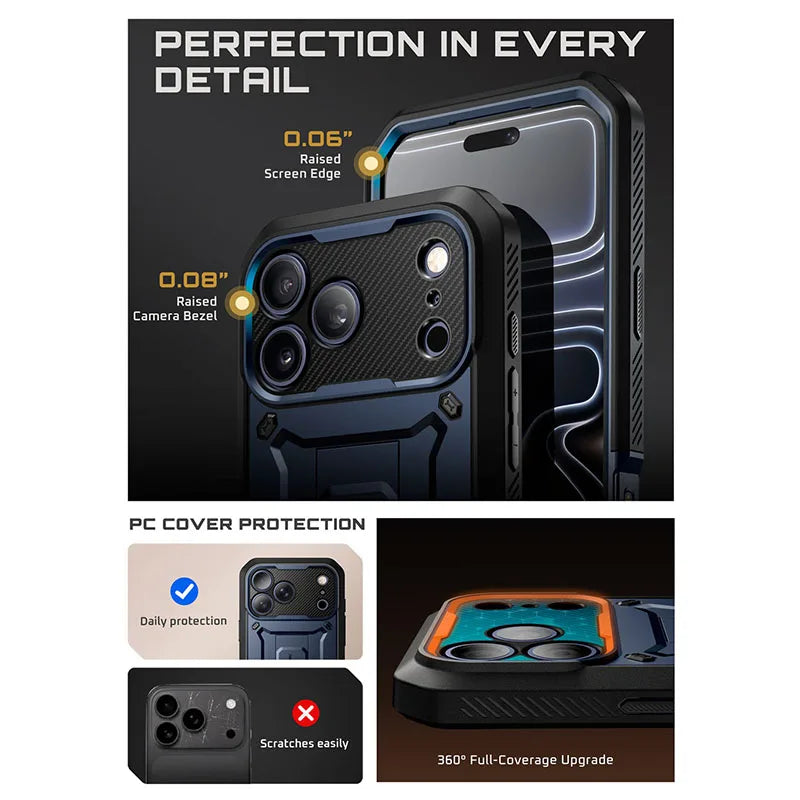 Coque SUPCASE UB Pro iPhone 17 Pro Max – Protection Militaire & Béquille